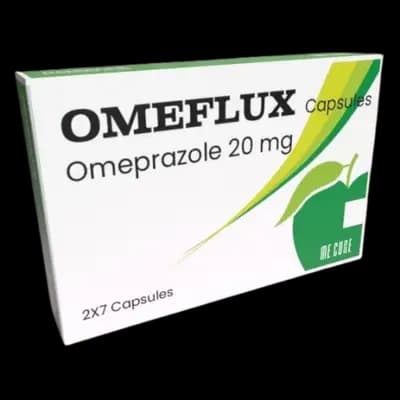 Omeflux Omeprazole 20mg 14 Capsules