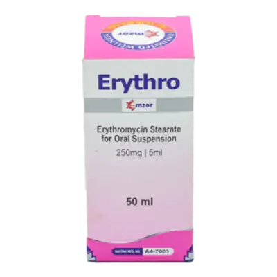Emzor Erythro 250mg/5ml Suspension 50ml